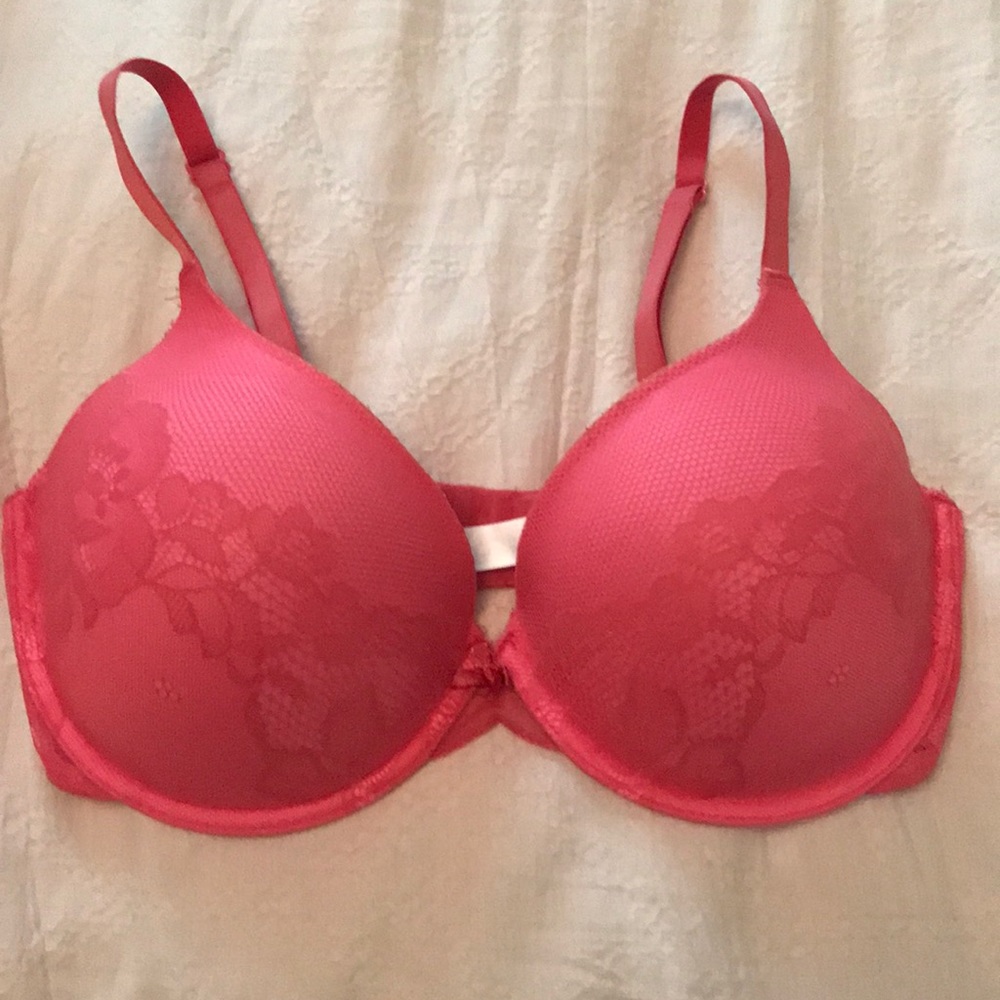 Pink Lace Bra